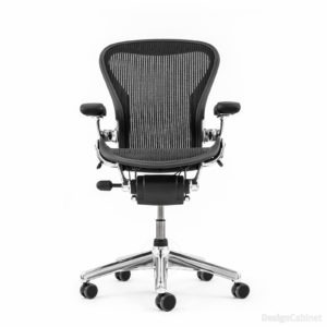 Herman Miller Aeron Chair in Aluminium – Größe C